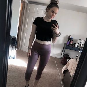 3+ Bundle 50% Off - Purple Crop Athletic Pants